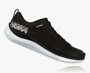 Hoka One One Women's Hupana 2 Road Running Shoes Black/White Sale Online [PICHY-0326]